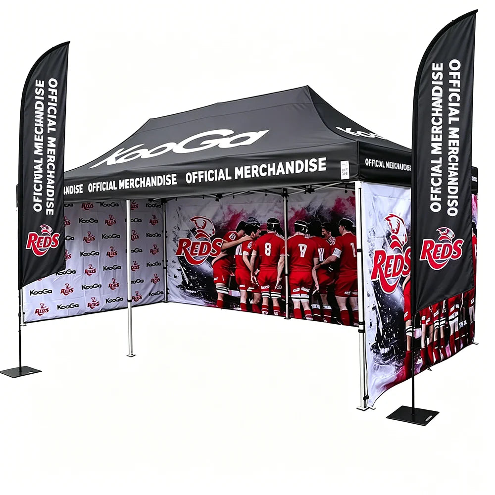 Custom Canopy 10x10ft Tents for Events Event Tents Outdoor Heavy Duty 600d Oxford Trade Show Tent Waterproof Custom Canopy MegaBDM