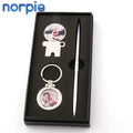 Sublimation Blanks Key Chain Pen Holder Pen Gift Set for Father's Day MegaBDM