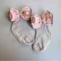 Low Moq Cute Baby 3D Lace Teen Girl Bow Socks for Toddler