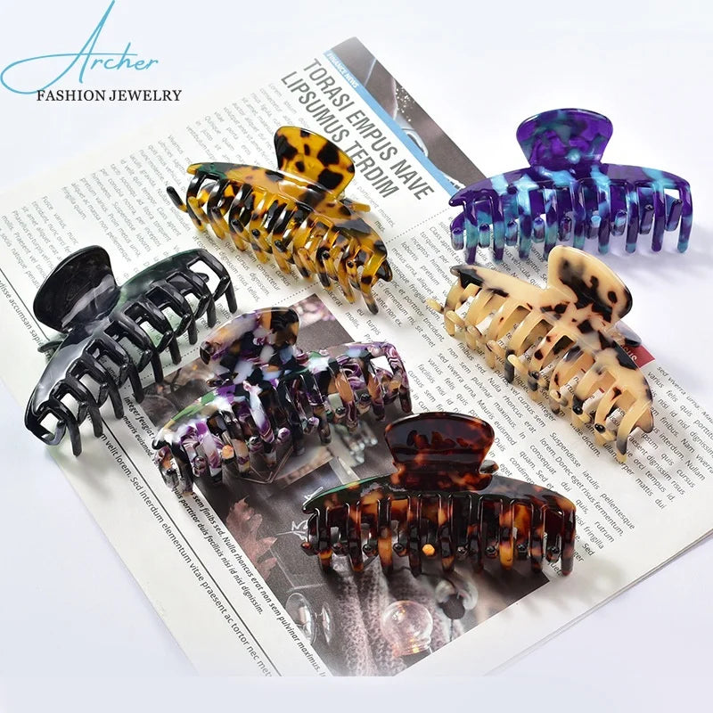 Acetic Acid Plate Hair Accessories Female Temperament Hair Clip Simple Top Clip Small Clip Back of the Head Hair