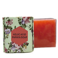 100% Natural Best Skin Lightening Green Papaya Handmade Rapid Skin Whitening Kojic Acid Soap