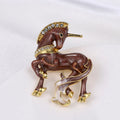 Korean Luxury Flamingo Dragonfly Bee and Elephant Brooch Set - Alloy Plated Animal Pins for Clothing Accessories Women's Fas