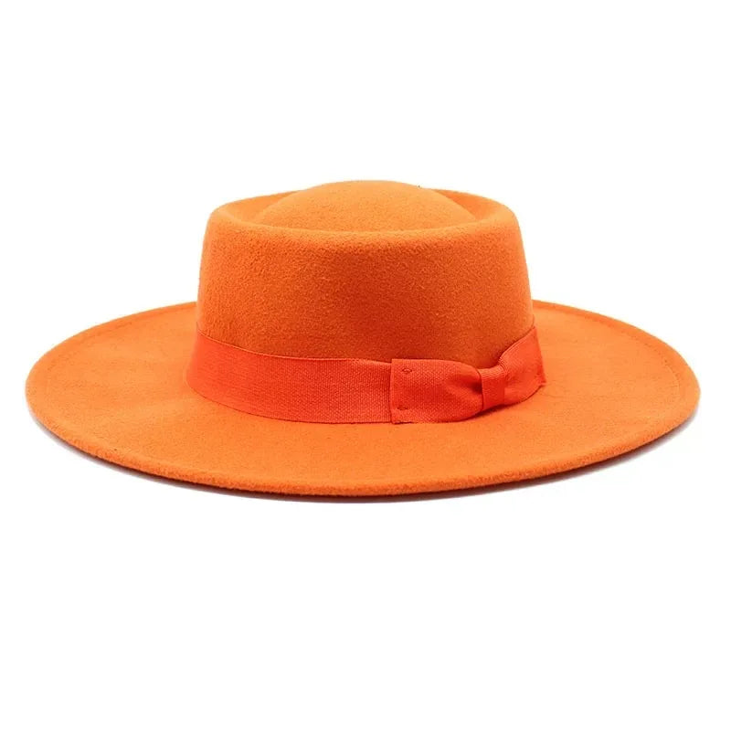 Hot Sale Big Wide Brim Fedora Hat for Adults Elegant Women's Spring Autumn Winter Fashion Casual Party-Appropriate for Outdoor