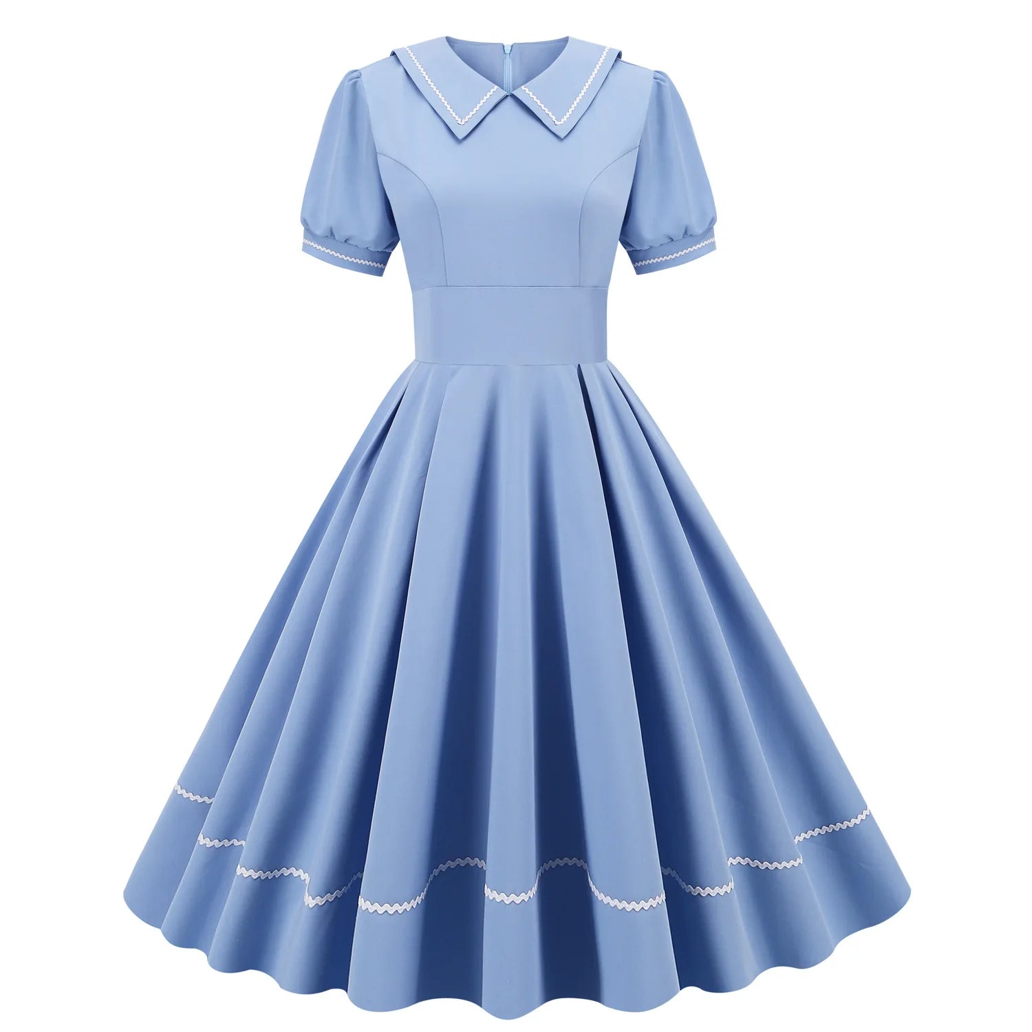 Women's 1950s 60s Vintage Rockabilly Swing Dresses Retro Cocktail Party Dress