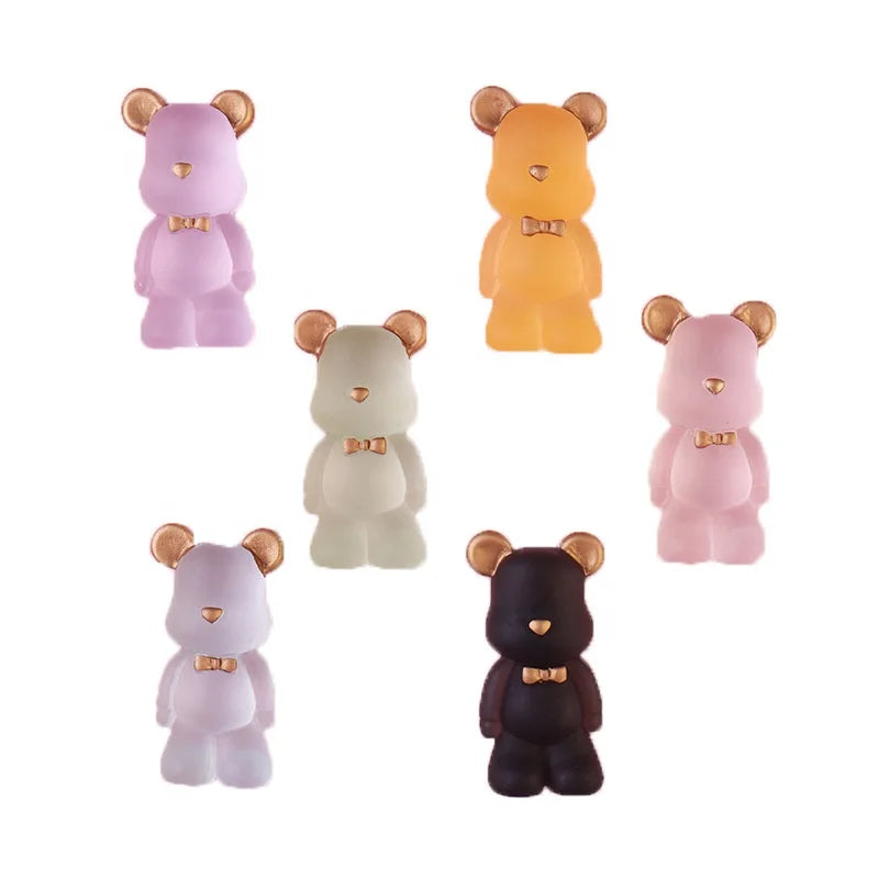 Gloomy Bear 3D Resin DIY Phone Accessories Decoration Loose Rhinestones Mobile Phone Stand & Case Decor