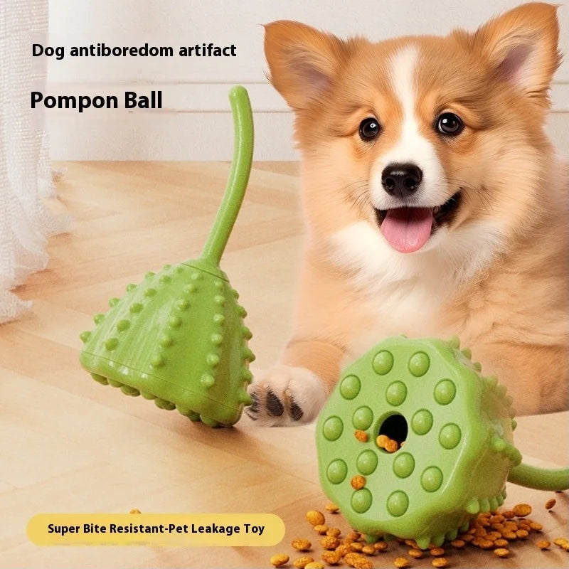 Pet Toys Dogs Lotus Funnel Food Toys  Chew Teeth Grinding Funnel Food Dog Toys