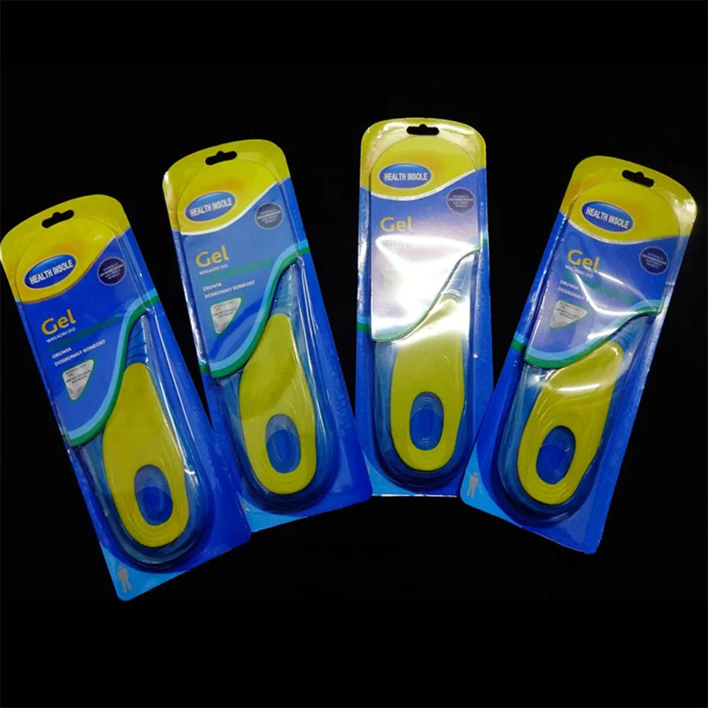 Comfortable Active Shock Absorption Flat Work Foot Pads Sports Gel Kids Warm Insoles