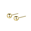 EManco Factory Cheap Classic Ball Earrings 3MM Mini Bead Studs Fashion Jewelry Accessories