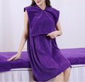Beauty Salon Towel Set Bath Skirt Bed Pillow Chest Head Cover Microfiber Fork Towel with Your Own logo