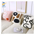 Innermor Modern Style Home Decor Abstract & Geometric Throw Pillow Case Tufted Square Cushion Cover