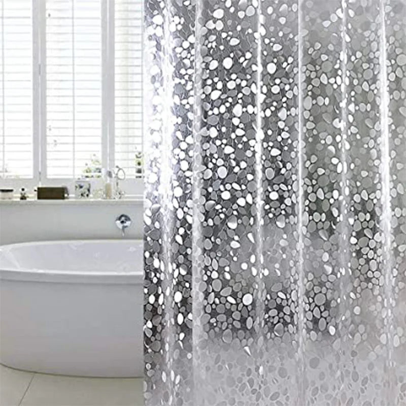 Heavy Weight Shower Curtain Liner 3 Magnets Lina Peva 8g Bathroom Curtain/