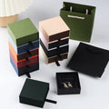 Eco Friendly Custom Small Rigid Gift Box Packaging for Necklace Jewelry