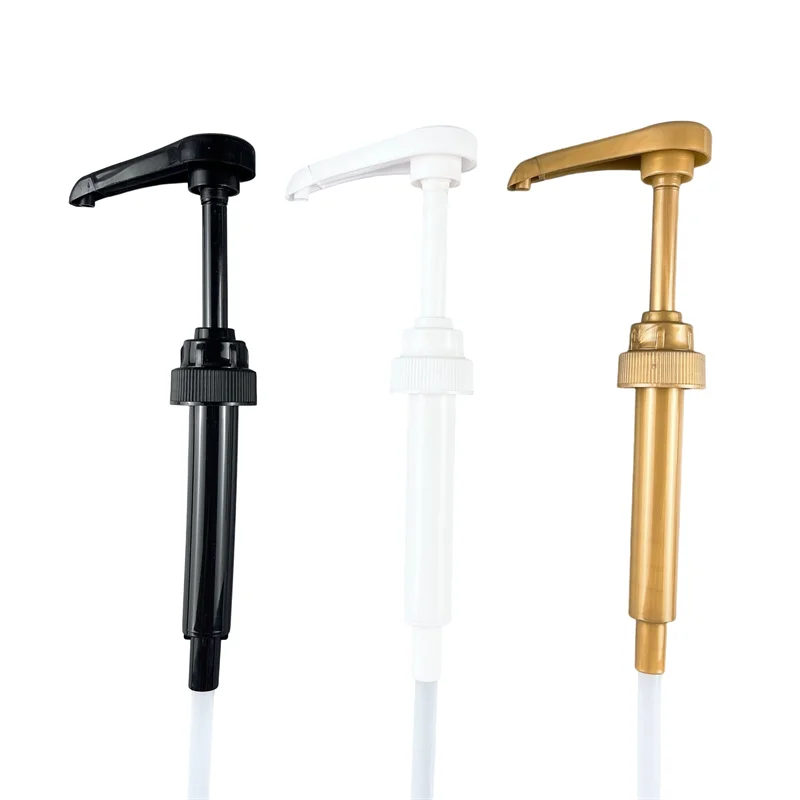 28/400 28/410 5cc 8cc 10cc Plastic Food Grade Syrup Pump Honey Dispenser Bottle Pump Chocolate & Juice Pump Screw on