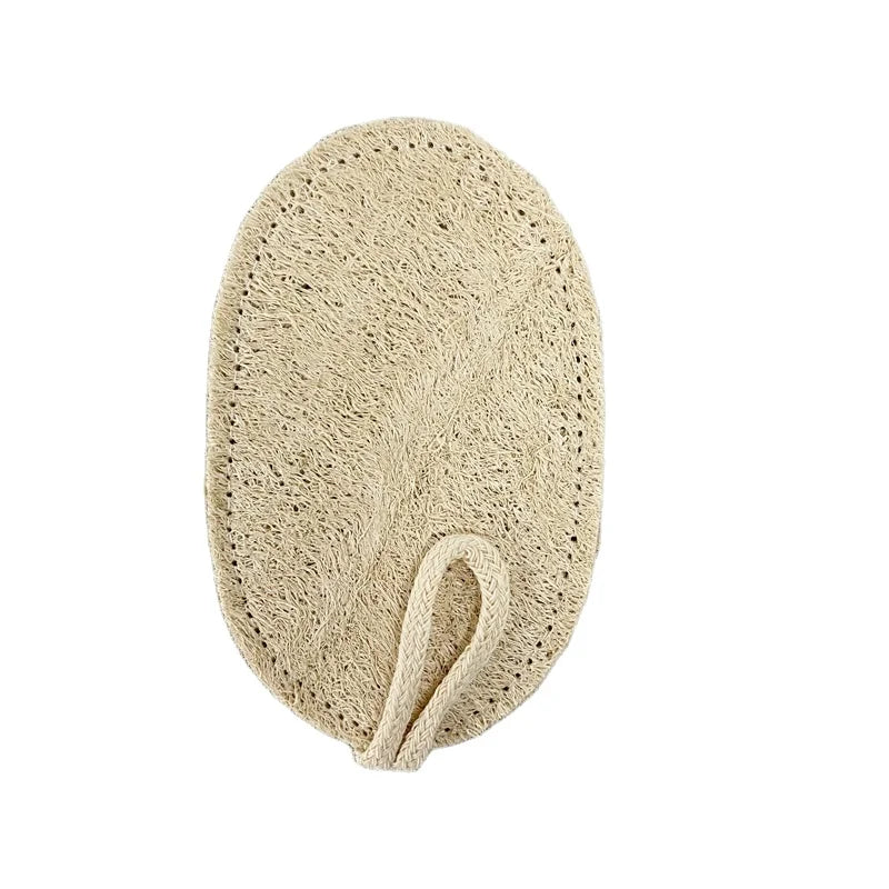 Custom Logo Eco Friendly Kitchen Accessorize Bath Sets Exfoliating Soft Natural Loofah Brushed Sponge Scrubbers Glove High Water