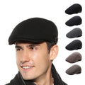 Wholesale Stylish Irish Woolen Tweed Caps Hat Gatsby Newspaper Boy Flat Ivy Hat for Men