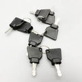 TALUADA Construction Machinery Parts Ignition Key Fuel Tank Cap Key for Excavator