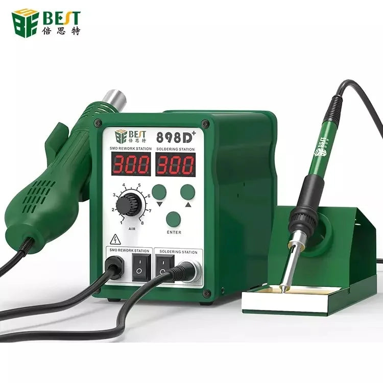 BESTOOL 898D+ SMD ESD Smd Machine Mobile Repair Rework Station for Industrial Electronics Soldering Station