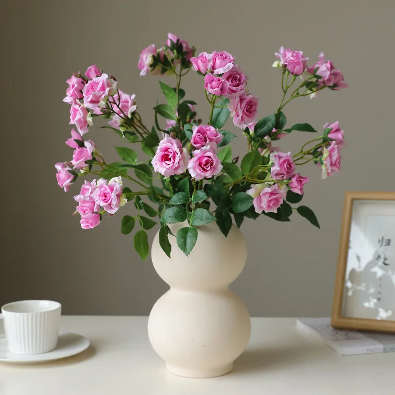 Wholesale Flowers for Decoration Wedding Artificial Roses Handmade That Look Real Artificial Long Stem Roses Bunches