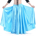 17Colors Belly Dancing Dress Shimmery Ballroom Satin Skirt Stage Dance Wear