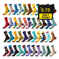Bulk Wholesale Personality Crew Designer Socks Unisex Cotton Novelty Funny Men Dress Sock