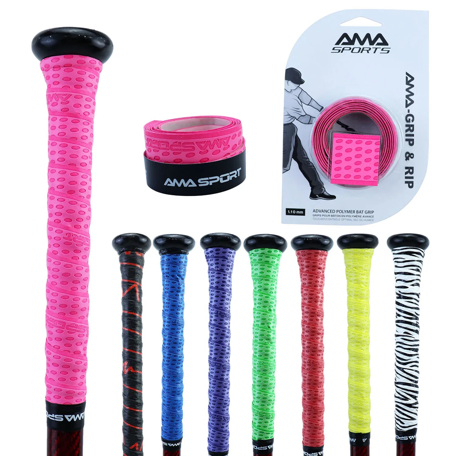 Customized Baseball Paddle Racket Grips Multiple Colors Excellent Performance for Tennis Players
