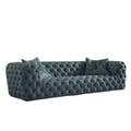 Vintage Style Italian and American Leather Sofa Set for Living Room Elegant Couches