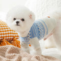 Autumn Winter Dog Full Print Rabbit Sweater Small-Medium Dog Teddy Bichon Pomeranian Knitted Sweater Cat Pet Clothes
