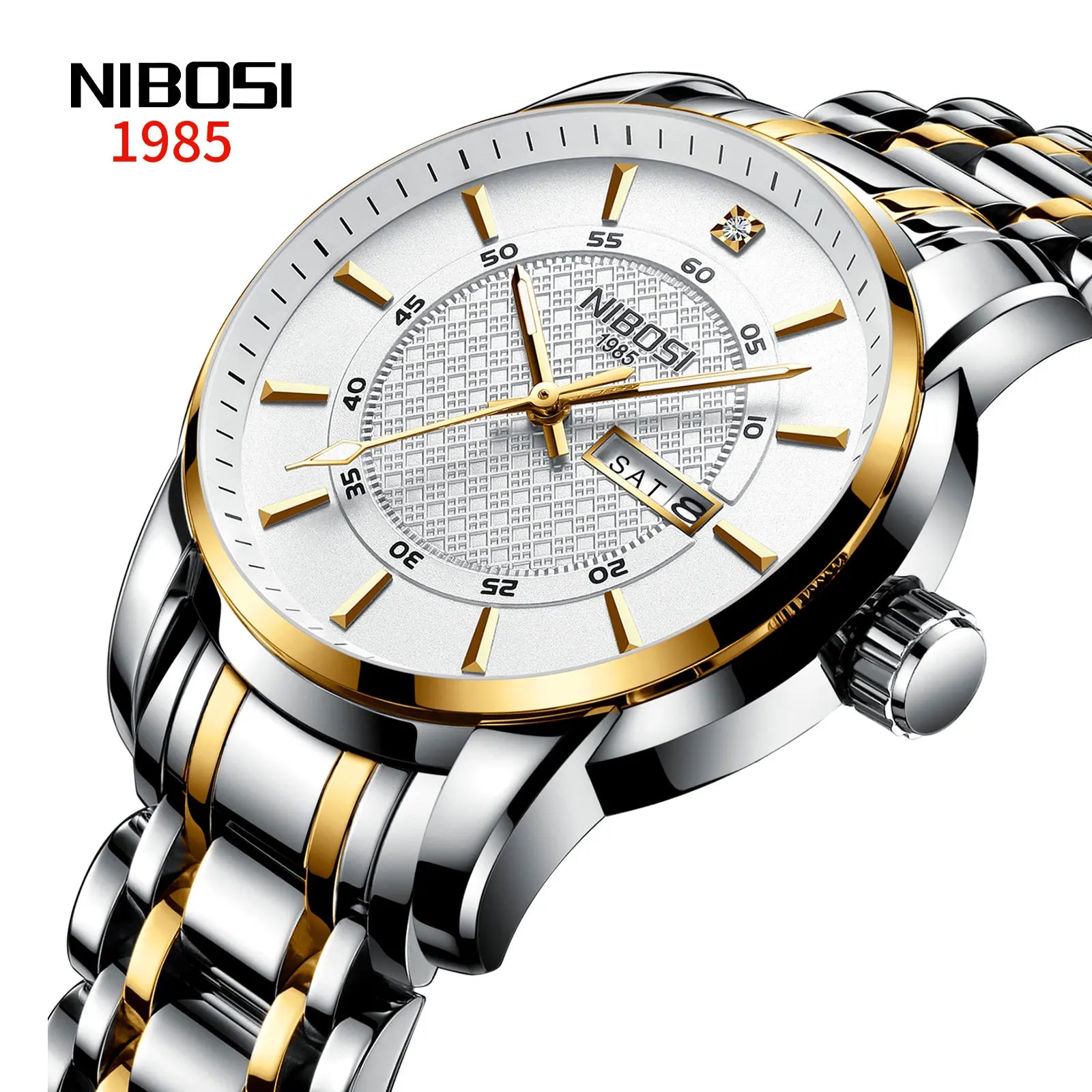 NIBOSI 2381 Wrist Watch Supplier Men Analog Quartz Wristwatch Elegance Watches Stainless Steel Relojes Quartz Watch