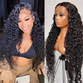 Raw Human Hair Kinky Curly HD Lace Front Perruques Supper Double Drawn Curly Human Hair HD Lace Front Glueless Wig