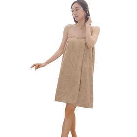 Customized Salon Home &Hotel Absorbent Bath Towels Nightgown for Sauna Beach Pool Gym Travel Bath Wrap Towels for Women