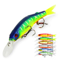Spinpoler 8g Slow Sinking Fishing Lure Crankbaits 105mm Hard Artificial Bait Bass Fishing Lures Swimbait 2 Jointed Pesca 1pcs
