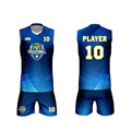 Custom College Volleyball League Game Uniform Men With Team Name and Number