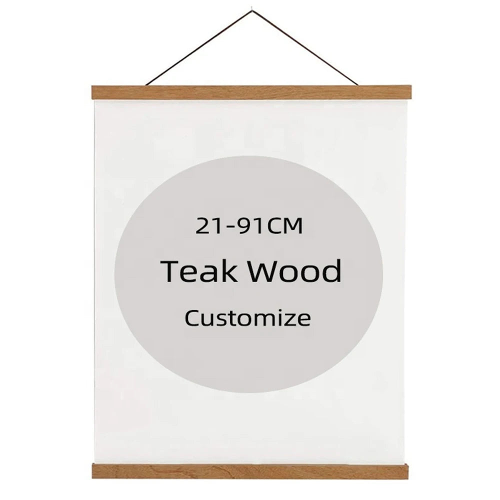 Modern Poster Wall Art Decoration Wood Magnetic Picture Frames Wholesale