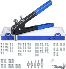 Manual Threaded Nut Rivet Tool Hand Riveter Nut Rivet Gun Heavy Duty Riveter Set