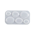 Oval DIY Jewelry Silicone Resin Molds Flexible Casting Earrings Pendants Bracelets Necklaces Resin Moulds for Jewelry Making