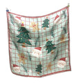 Christmas Design Scarf Silk Neck Scarf 25inch Designer Scarf for Women