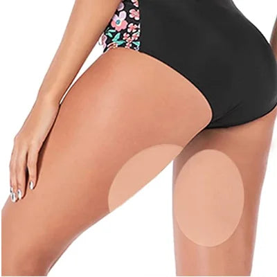 Dgchic Unisex Disposable Cotton Waterproof Sweat Proof Anti-Friction Pads Nude Invisible Oval Shape Beauty Personal Care