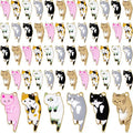 Wholesale Enamel Cat Charms for Jewelry Making 6 Styles Cute Cat Charms Earring Necklace Bracelet Pendants Crafts