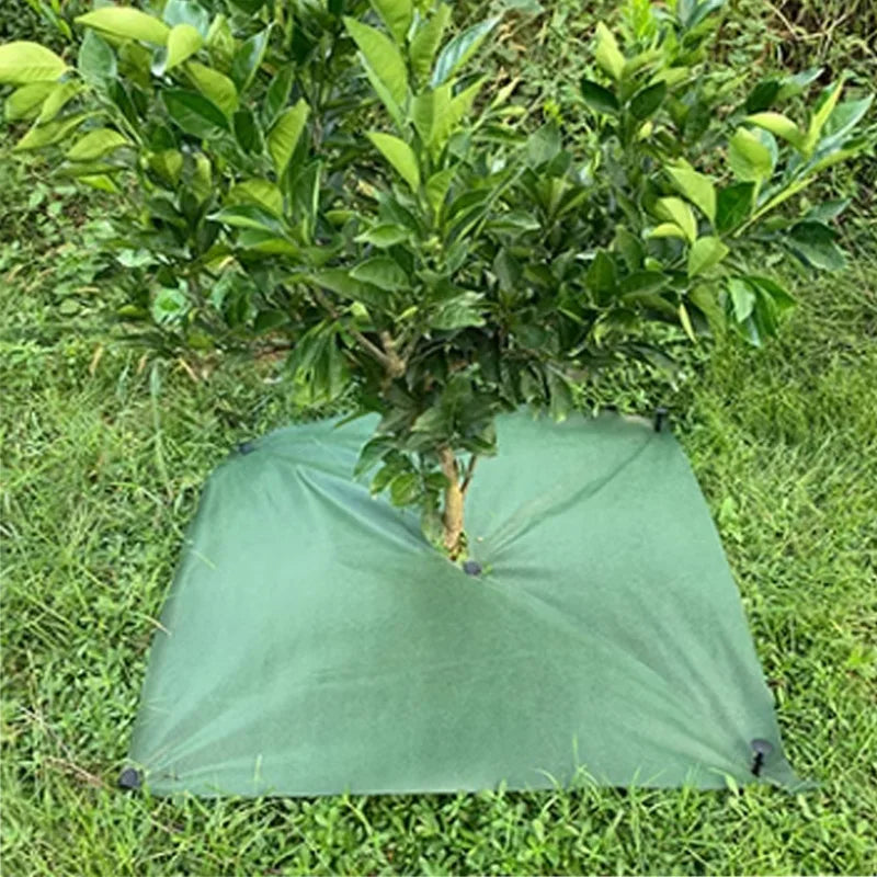 5Pcs 1mx1m Agricultural Fruit Trees Orchards Covering Film Grass Proof Cloth Shade Sails & Nets for Moisturizing
