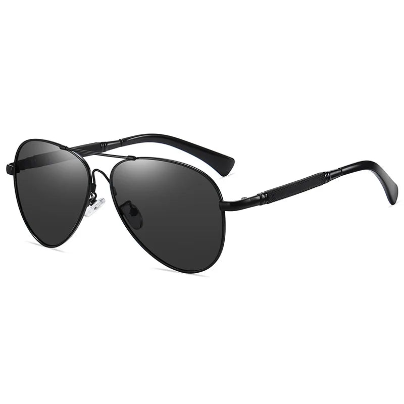 Hot Sell Designer Men Pilot UV400 Metal Driving Custom Polarized Sports Photochromic Lens Driving Sunglasses
