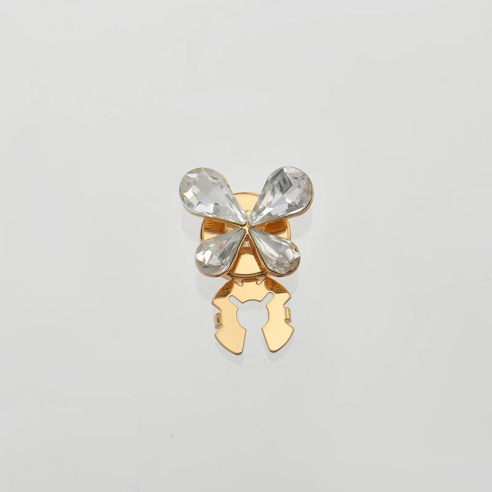 JFRB142 Four Leaf Clover Button Cover Elegant Cufflinks Fashion Jewelry Button Covers For Women Shirts