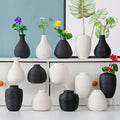 P138 Wholesale Mini Round Succulents Vessel Small Ceramic Planters Flower Pot For Indoor Plants