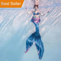 Unisex Promotional Silver Mermaid Tail Silver Mermaid Tail With Breathable Quick Dry Waterproof Plus Size Features for Adults