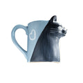 Madou Eco-Friendly Ceramic Cat Kiss Cups Custom Logo Valentine Day Couple Mug with Lid Modern Cute Design for School Gift Boxes