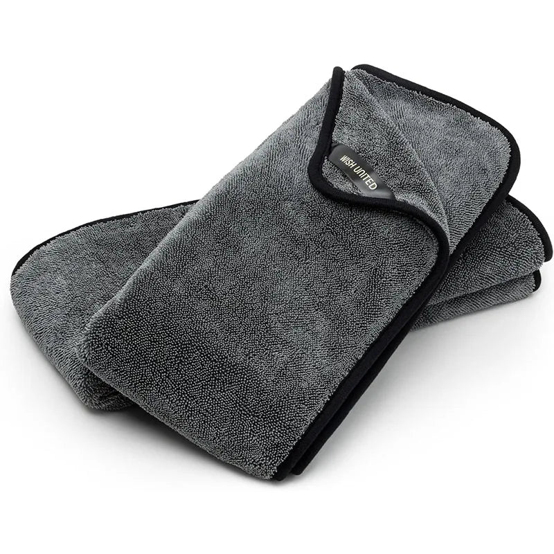 Esun Striped Pattern Rapid Lint-Free Microfiber Detailing Cloth Super Absorbent Twist Pile for Quick-Dry Car Cleaning