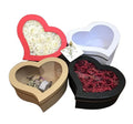 High Quality Heart Shaped Gift Box Packaging Paper Box Three-piece Suit Packaging Flower Box Sets