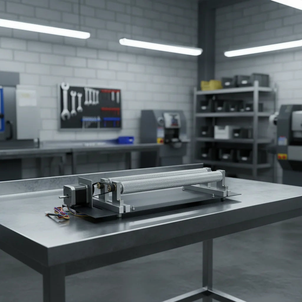 Laser Engraving Machine Rotary Axis Rotary Jig Cylinder Engraving Rotary Axis Use for Co2 Laser Machines Fiber Marking Machine