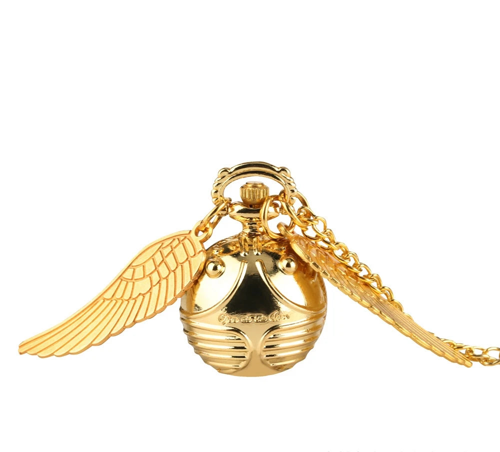 Classic Wing Bronze Dia 27MM Watch Vintage Antique Ball Pocket Watch