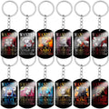 78 Designs Retro Anime One Side Printing One Pieces Japandi Nica Gear 5 Luffy Wanted Metal Keychains Accessories NeckLace Tag