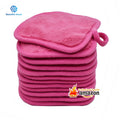 Wholesale Reusable Microfiber Makeup Remover Cloth Woven Technics for All Skin Types Charcoal Color